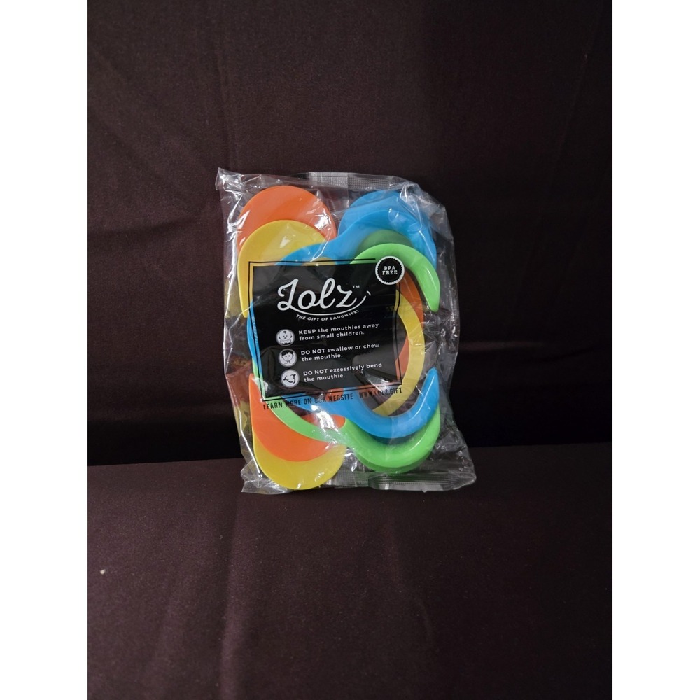 Lolz Tue Gift Of Laughter Mouthpieces NEW Bpa Free Set Of 4